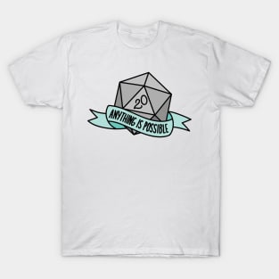 Anything is Possible D20 T-Shirt